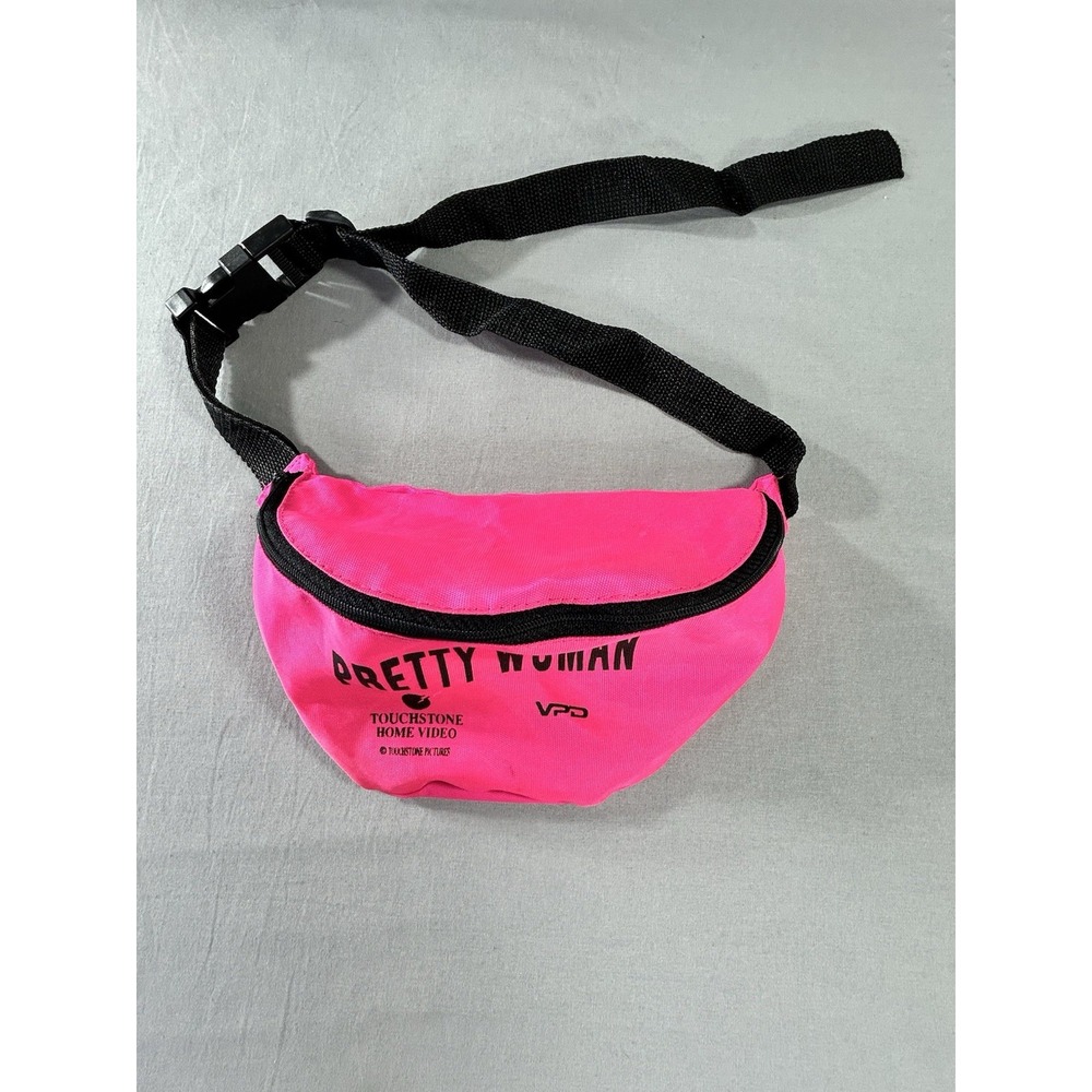 Vintage 90's Pretty Woman Touchstone Home Video Fanny Pack Adjustable 9x6x6.5"